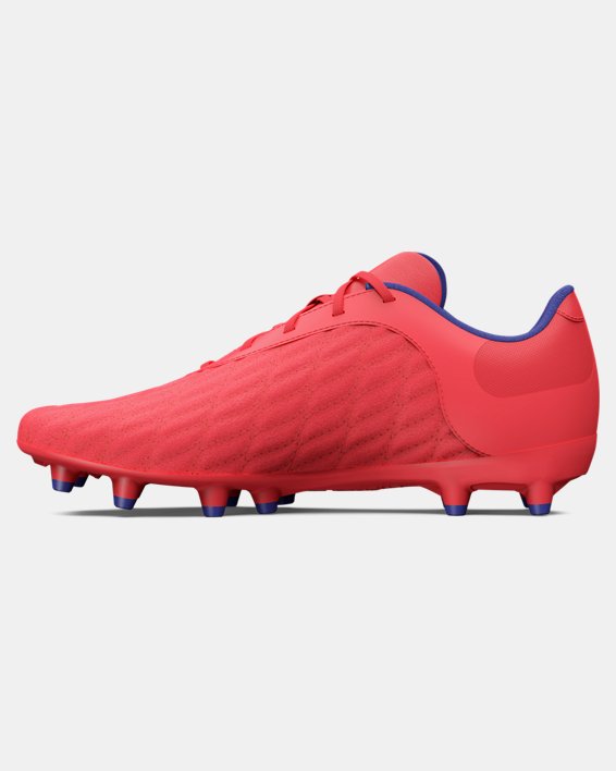 Boys' UA Magnetico Select 3 FG Jr. Soccer Cleats in Red image number 1